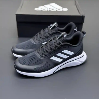 کفش آدیداس کلود فوم TND مشکی سفید Adidas Cloudfoam TND Black White