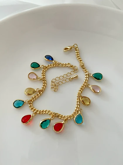 ست مولتی کالر نگین اشکی