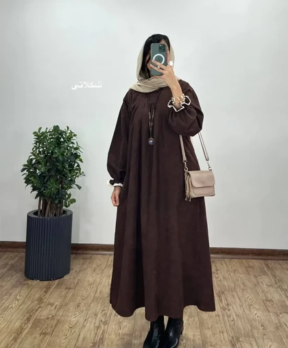 پیراهن مانتویی پاییزه رایلی