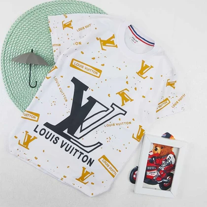 تیشرت سفید LV پسرانه