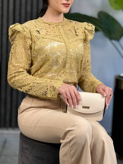 شومیز دانتل پرنیا کد 1808