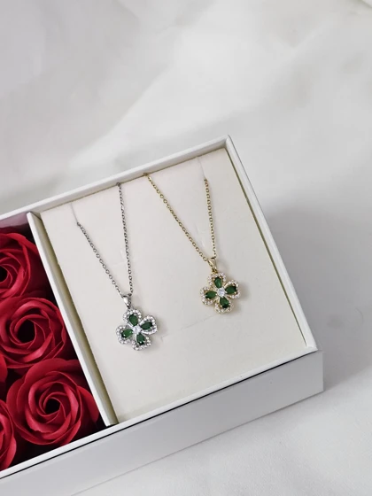 گردنبند گل 🍀