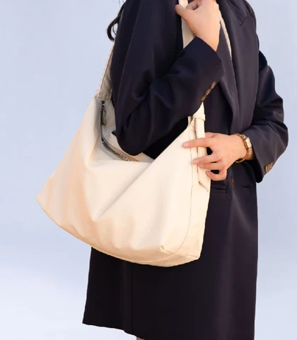 کیف دوشی زنانه بزرگ شل مدل آذر