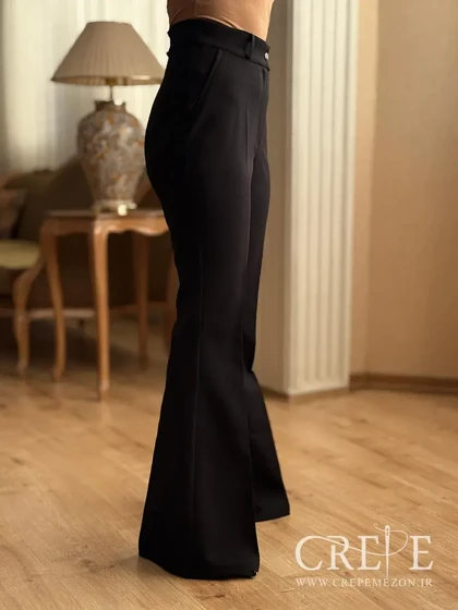 شلوار کرپ دمپا گشاد قد 113