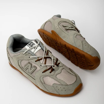 کفش کتانی نیوبالانس میو میو خاکی کد 294722