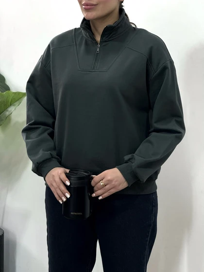 دورس نیم زیپ زنانه لئا