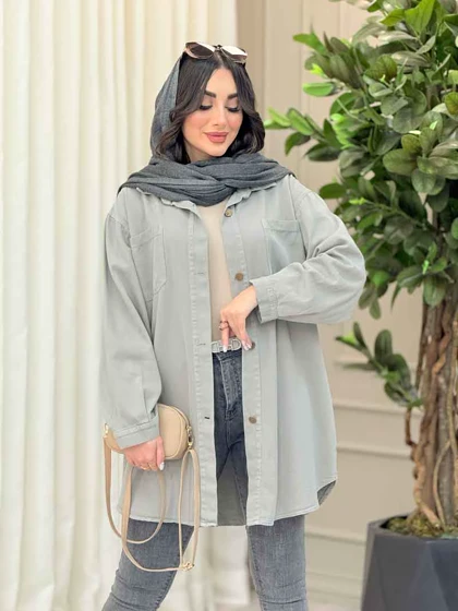 مانتو دو جیب ندا