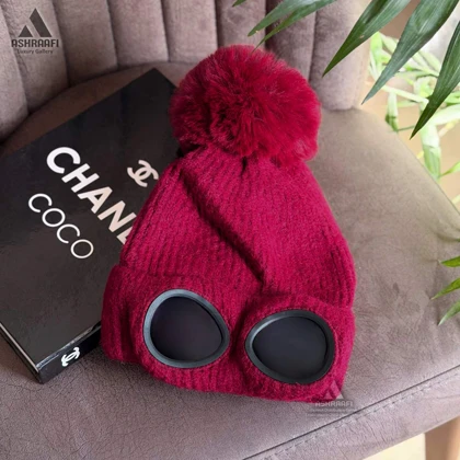 کلاه بافتنی عینک دار Beanie Hat HA161