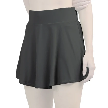 دامن کشاله دار تنیسی اویشو مدل PB-4H0258 طوسی تیره