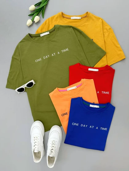 تیشرت نخ و پنبه لانگ کد 3980