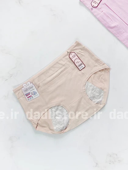 شورتکس قاعدگی نخ پنبه جیب‌دار