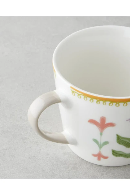 ماگ 450 میلی‌لیتری English Home مدل Floral Garden New Bone China - چندرنگ