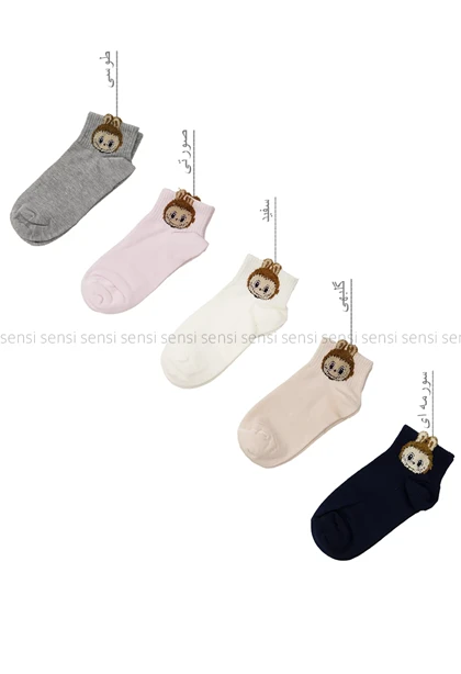 جوراب(Labubu) نیم ساق پنبه کد1004987