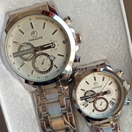 ساعت مچی ست سیلور برند پارادایس