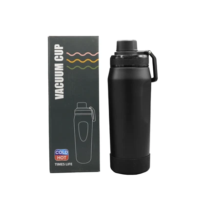 شیکر استیل ورزشی یک تیکه وکیوم کاپ مدل Steady ظرفیت 0.7 لیتر