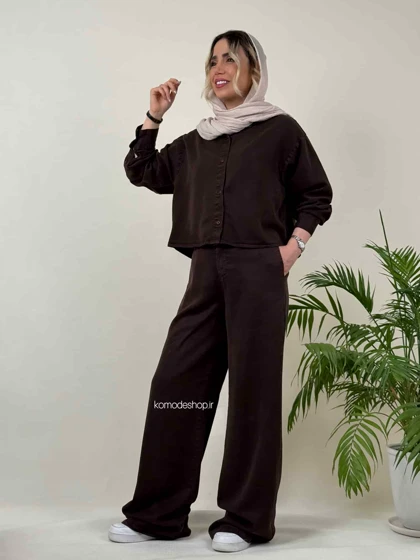شومیز کراپ سیلک زنانه ریرا