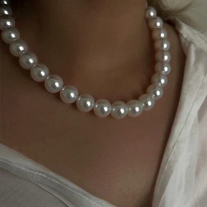 گردنبند مروارید بزرگ کد 715