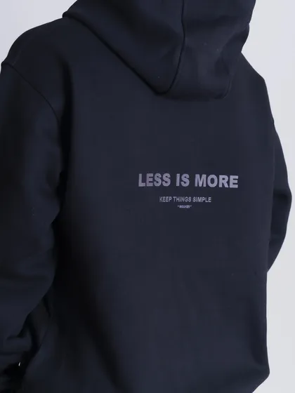 هودی مدل LESS IS MORE مشکی برند موهر mouher