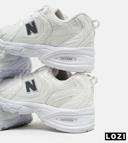 کفش کتانی مردانه و زنانه سفید NEW BALANCE 530
