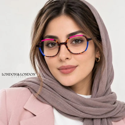 عینک طبی لندن لندن مدل LL0540 C03 هاوانا سرخابی آبی
