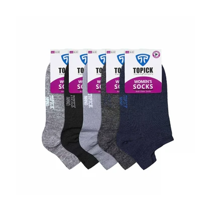 جوراب مچی سه پاشنه نانو زنانه تاپیک (رنگبندی دوم)