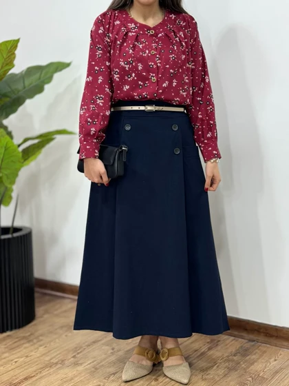 ست بلوز و دامن هما 7 کد 3053