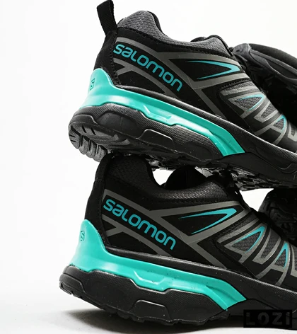 کفش کتانی بزرگ پا مشکی آبی دریایی سالومون Salomon X ULTRA