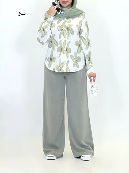 7099-شومیز گلسار