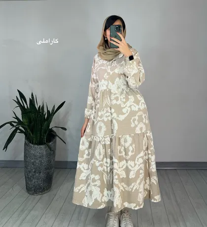 پیراهن مانتویی عطرین