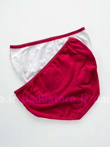 شورت اسلیپ نخ پنبه عروسکی طرح چهارخانه خرس
