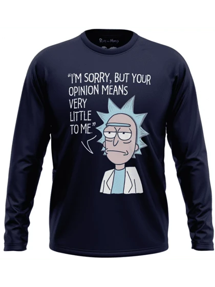 سویشرت طرح ریک و مورتی | I'M Sorry But Your Meinung sweatshirt کد 259819