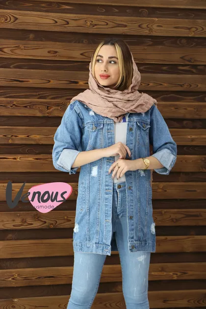 کت جین آبی دریایی Defacto