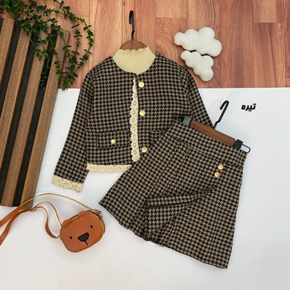 کت دامن مجلسی دخترانه با تاپ