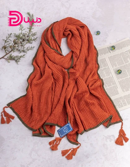 شال پلیسه حاشیه‌دار وارداتی