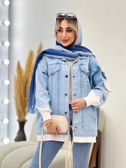 جین ترکیبی دو جیب نما