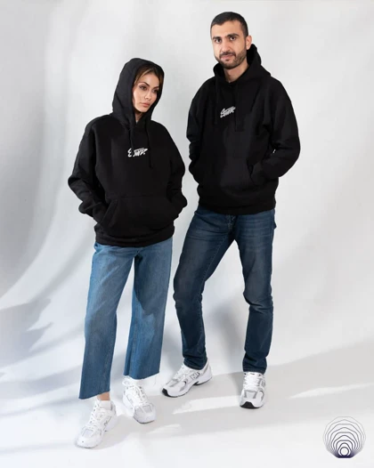هودی مشکی Pull & Bear اسپرت مردانه و زنانه