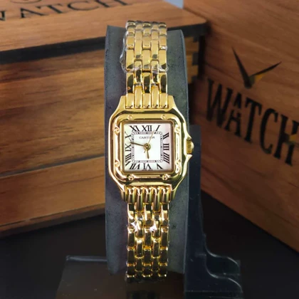 ساعت مچی زنانه کارتیر CARTIER با موتور ژاپنی سایز یک