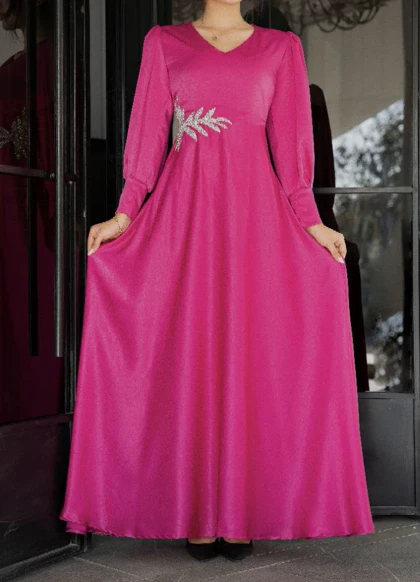 پیراهن مجلسی زنانه و شب ماکسی مدل حدیث مخملی