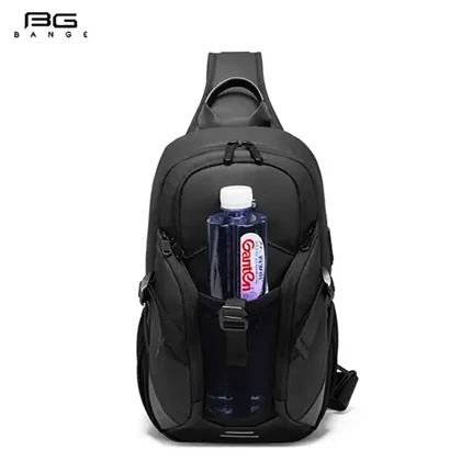 کیف کراس بادی مردانه بنج اصل Bange BG-77120 ضد آب USB دار