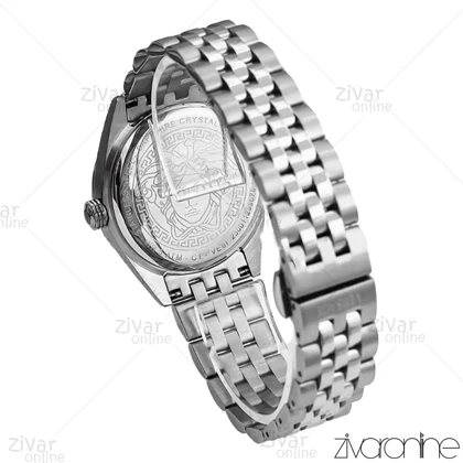 ساعت ورساچه زنانه نقره ای صفحه سبز 106812