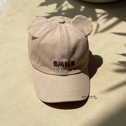 کلاه بیسبالی بچگانه طرح SMILE