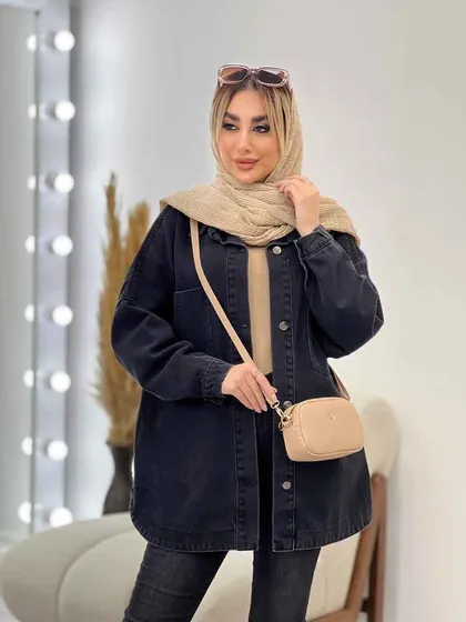 مانتو جین دو جیب