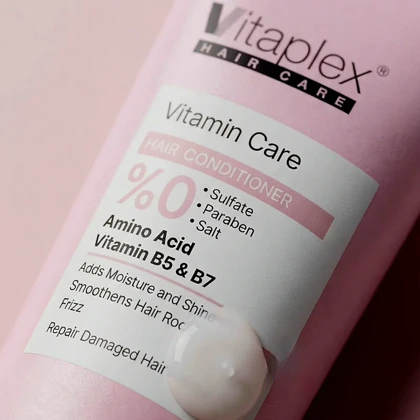 نرم کننده موهای خشک و نرمال ویتاپلکس مدل Vitamin Care فاقد سولفات 250ml