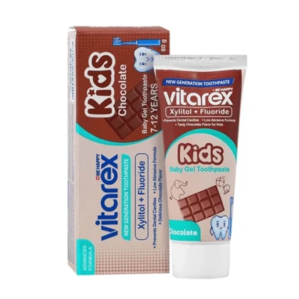 خمیردندان ژله ایی کودک شکلات ویتارکس 80 گرمی