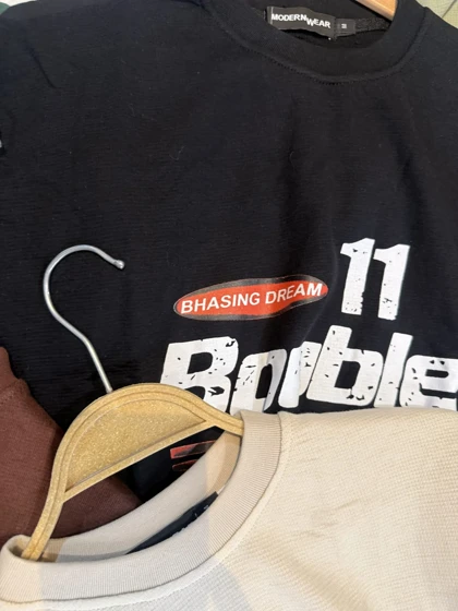 تیشرت بیسکویتی چاپbouble