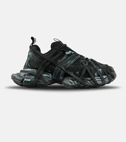 کفش کتانی مردانه مشکی آبی بالنسیاگا 3 ایکس ال اکستریم لیکس مدل 7754