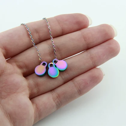 گردنبند دخترانه مدل قفلی