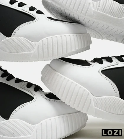 کفش کتانی مردانه کرم مشکی FILA مدل 5380