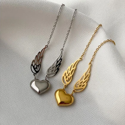 گردنبند قلب و بال