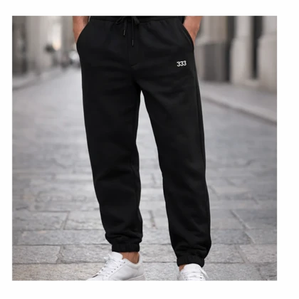 شلوار جاگر مشکی ساده دمپا گتر با کپ نیم بگ * فوق‌العاده شیک و با کیفیت